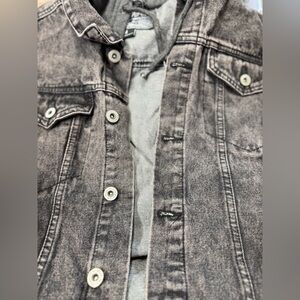 Zara Charcoal Denim Jacket